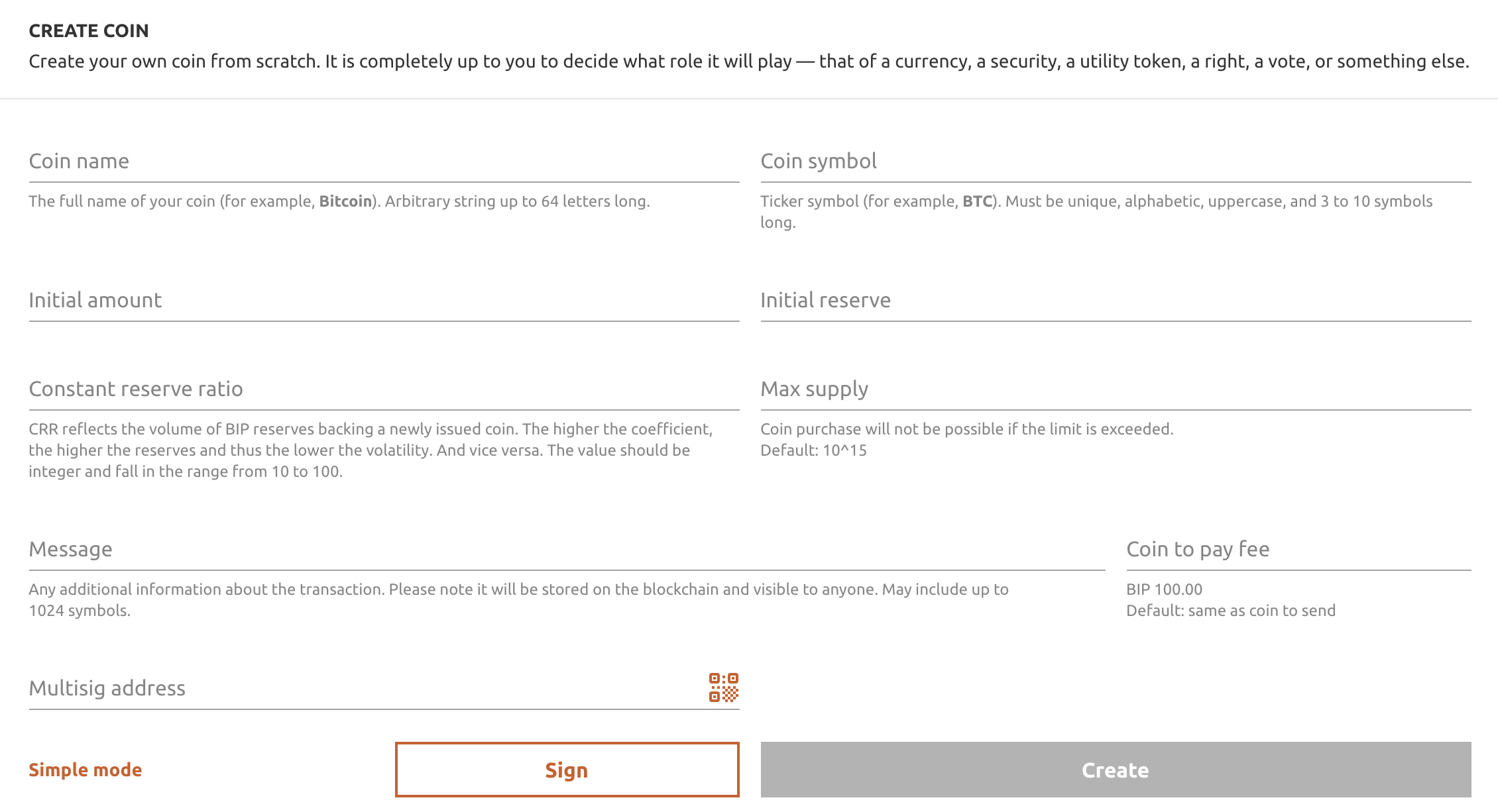 Blockchain Loyalty Points Creation Step 3: Create Coin